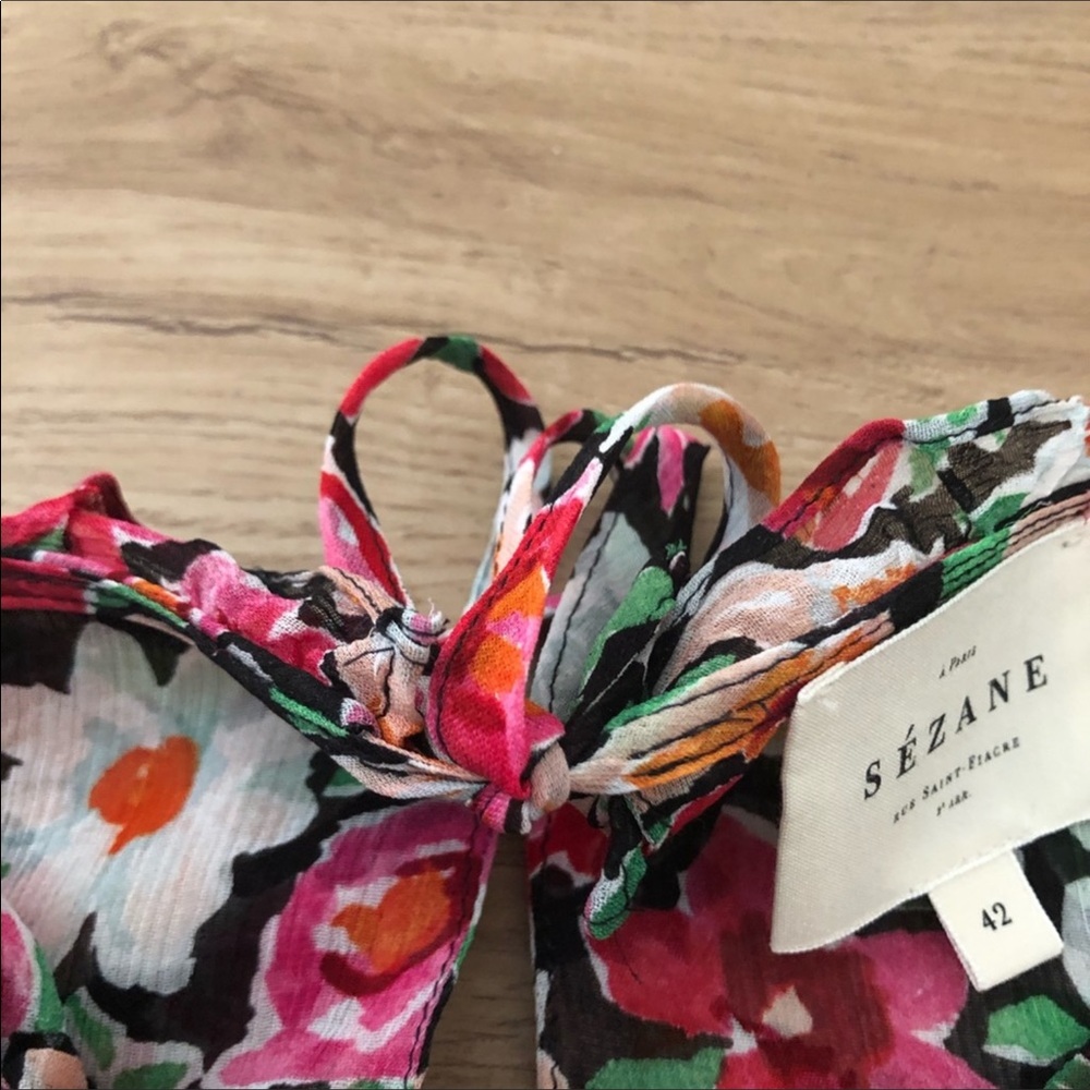 Sezane fleurine blouse